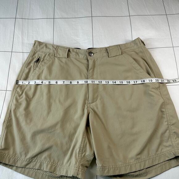 Duluth Trading Co Shorts Mens Large Tan Dry on the Fly Casual Nylon Hiking Trek - Picture 6 of 11